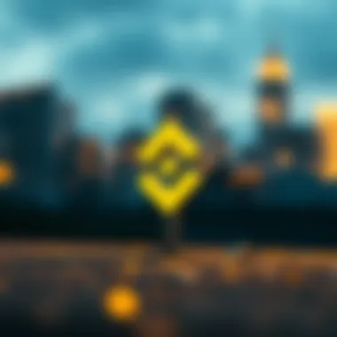 The Binance logo symbolizing its prominence in the cryptocurrency exchange market