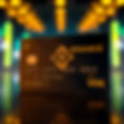 Visual representation of the Binance US debit card features