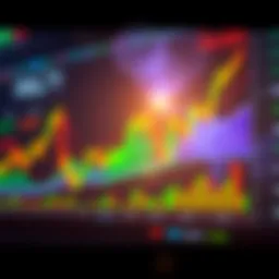 Chart showcasing market trends