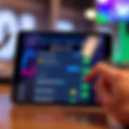 Secure digital wallet interface on a device