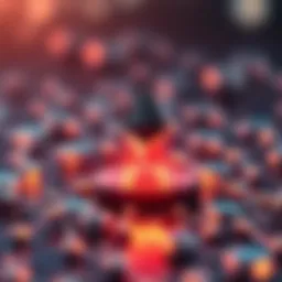 Visual representation of the Ethereum blockchain structure.