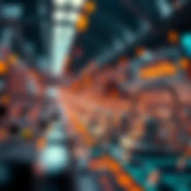 Abstract representation of cryptocurrency innovation and regulation