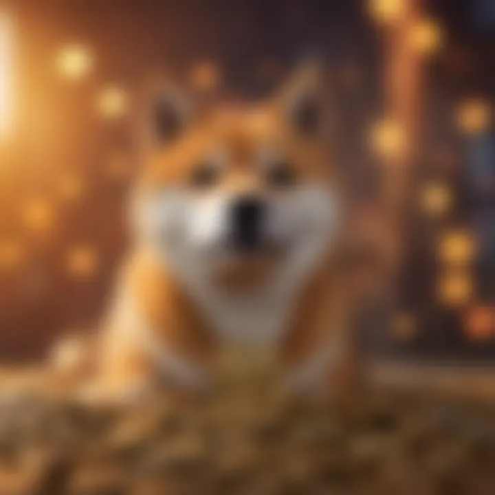 Visual representation of Shiba Coin's role in decentralized finance