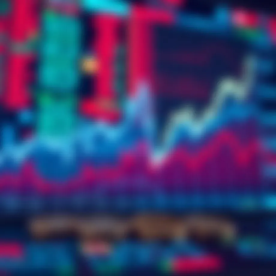 Graph illustrating cryptocurrency market trends