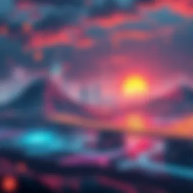 Conceptual illustration depicting decentralization in finance