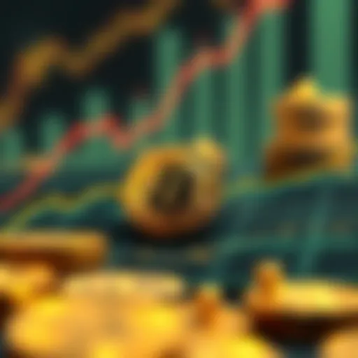 A visual representation of cryptocurrency growth over time