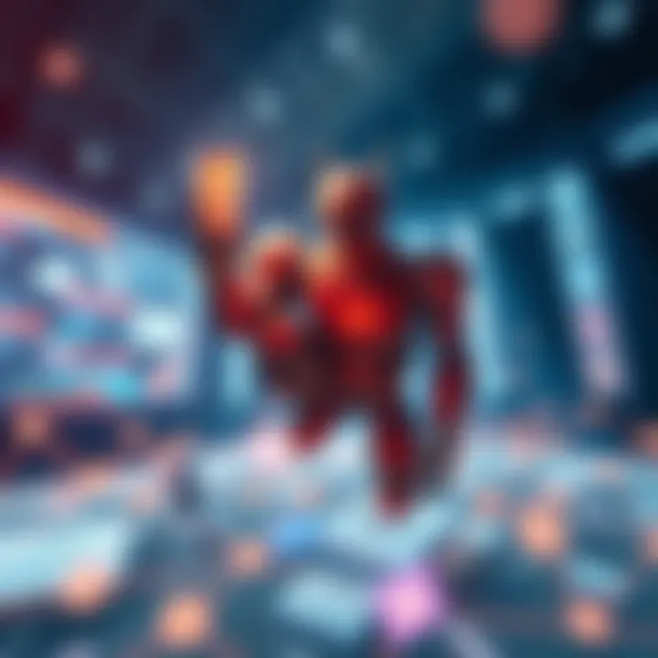 Innovation in Digital Art Creation Illustration of digital art creation process showcasing innovation