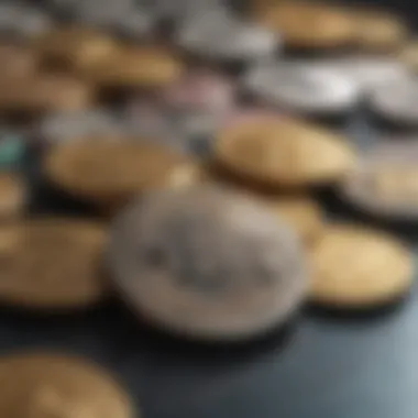 Diverse Cryptocurrency Wallet A digital wallet showcasing an array of cryptocurrencies