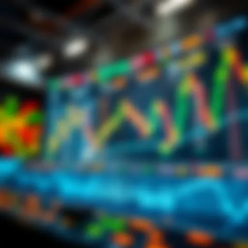 Futures trading market concept illustration