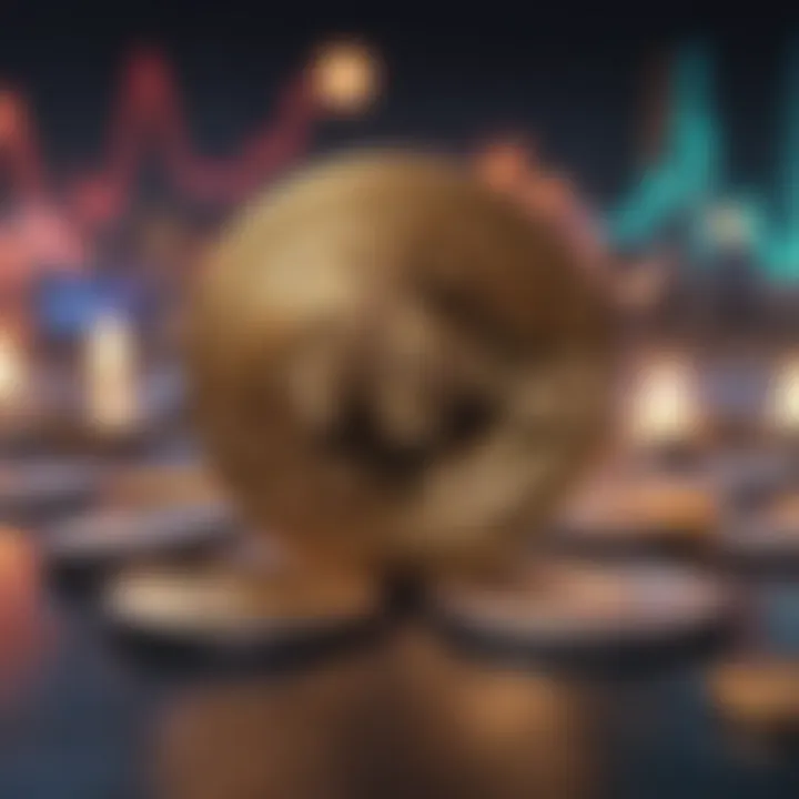 A graph depicting the rise of altcoin market trends
