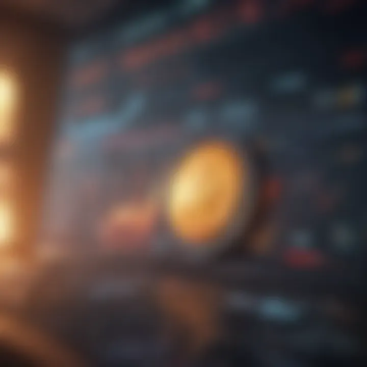 A digital dashboard displaying altcoin performance metrics