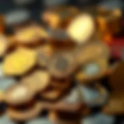 Visual representation of diverse tokens