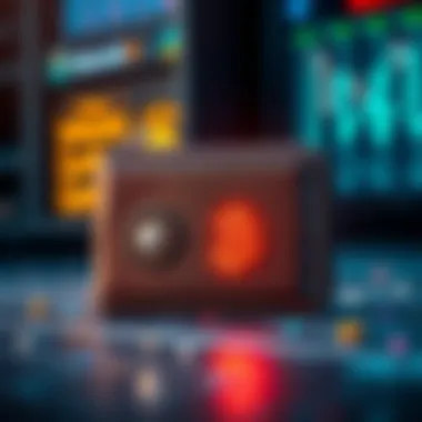 A secure digital wallet symbolizing the importance of security in transactions.