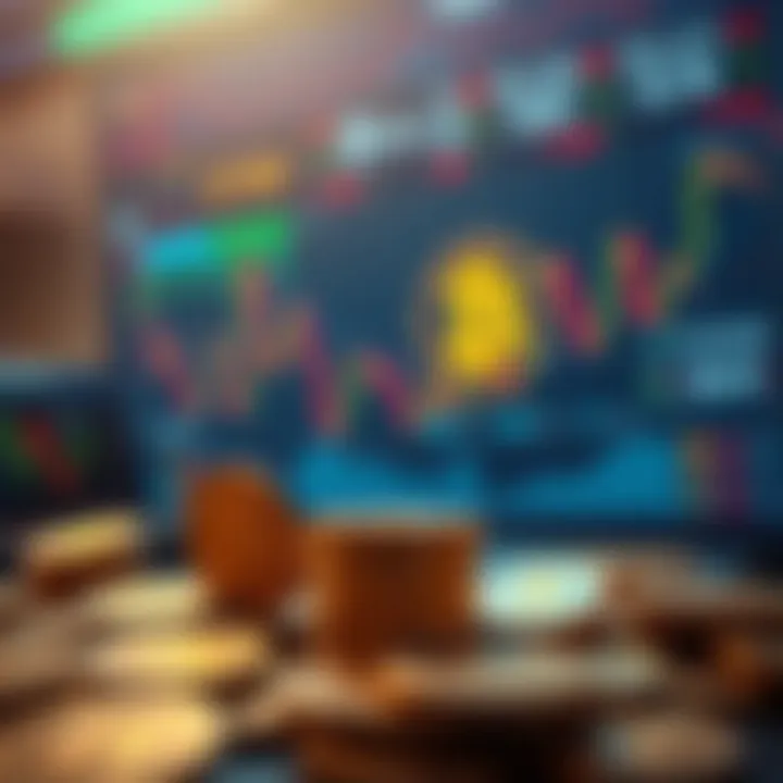 An illustration depicting various cryptocurrency trading strategies.