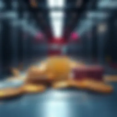 Security in Cryptocurrency Storage A conceptual image illustrating security measures for cryptocurrency storage.