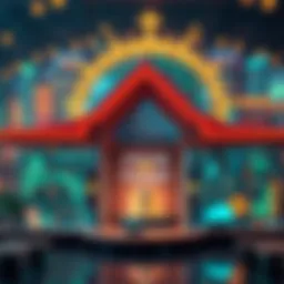 Visual representation of decentralized exchange architecture