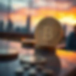 Conceptual representation of decentralized finance