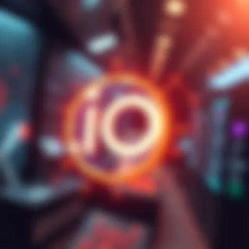 The '.io' domain logo showcasing its tech-centric identity