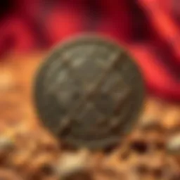 An artistic representation of a rare NFT showcasing intricate design