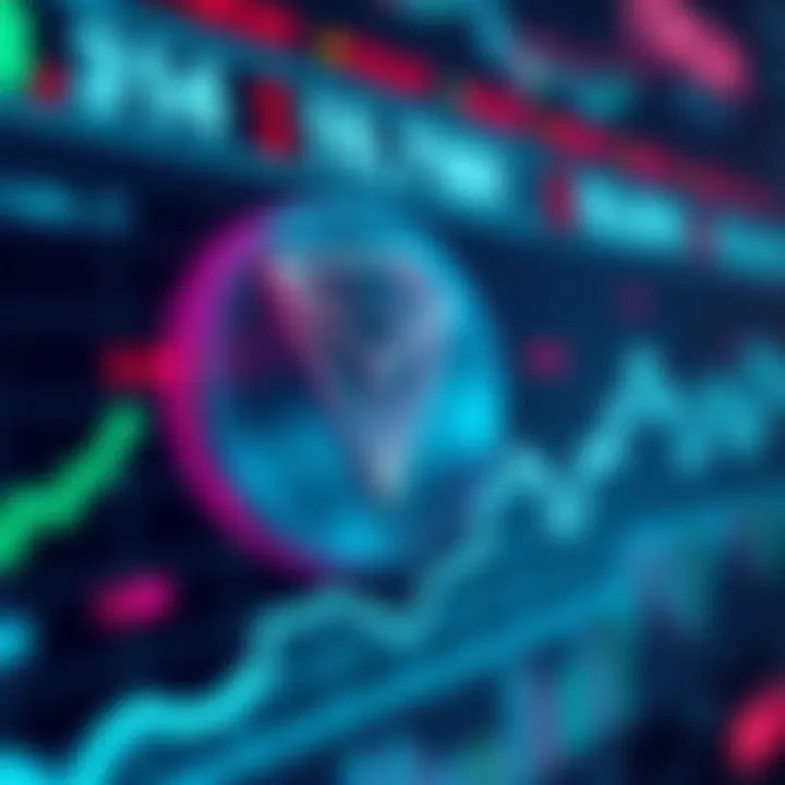 Market trends graph indicating the fluctuation of Tron coin value